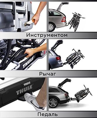 アクセサリー Thule BackPac 973 Thule 973 BackPac - vans and jeeps